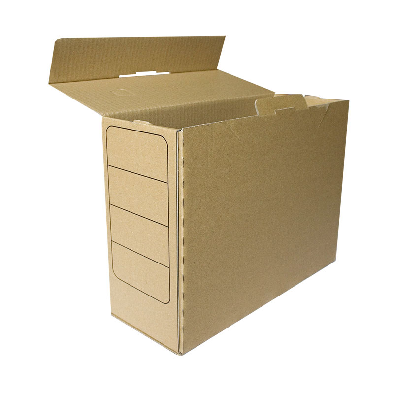 Archive box SMLT, 243 x 120 x 320 mm, brown