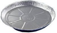 Vienkartinis indelis, aliuminis, D 27 cm, H 2,2 cm, 25 vnt