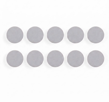 Whiteboard magnets BI-OFFICE 30 mm, 10 pcs., extra strong, white