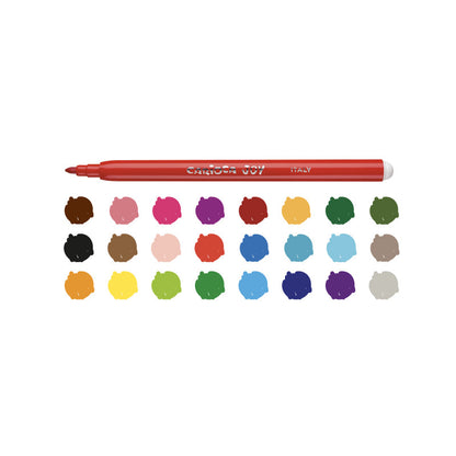CARIOCA JOY felt-tip pens, 24 colors