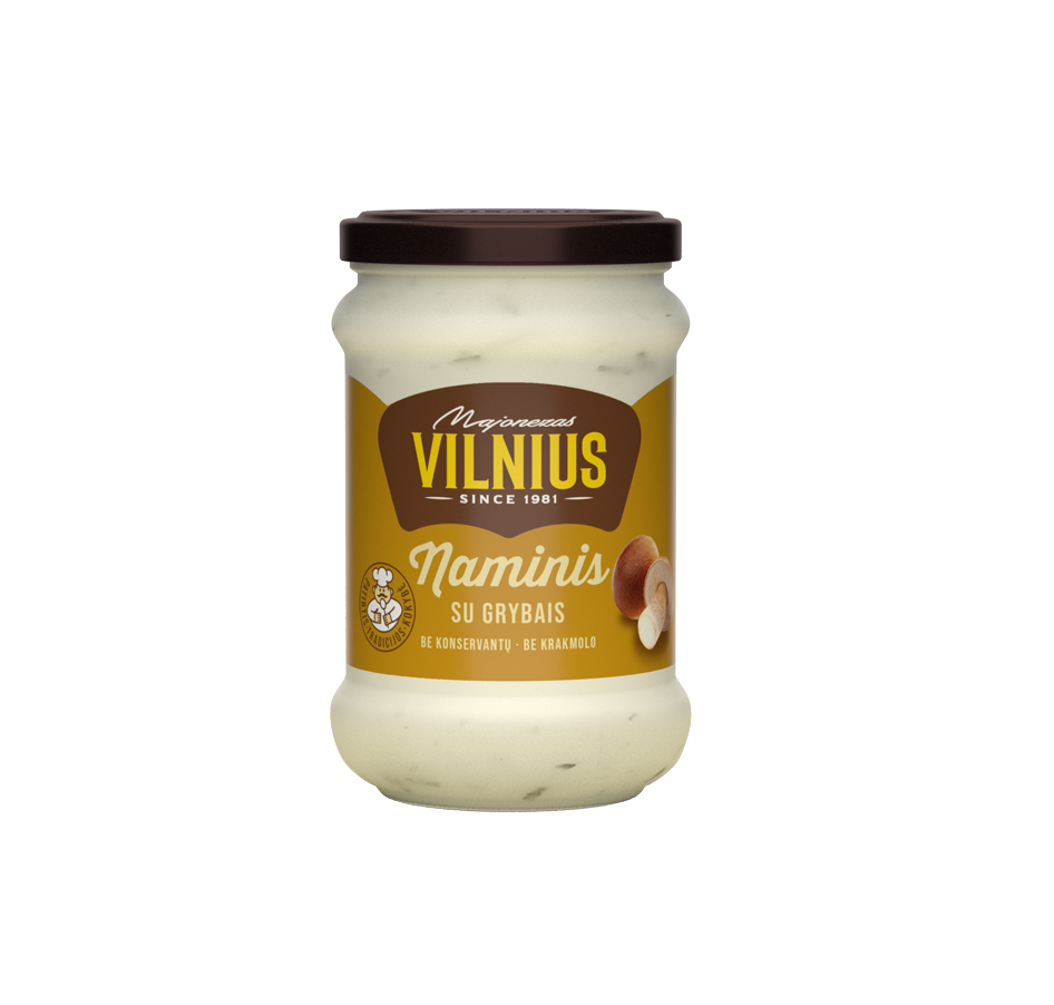 Majonezas su grybais VILNIUS Naminis, 250 ml/230 g