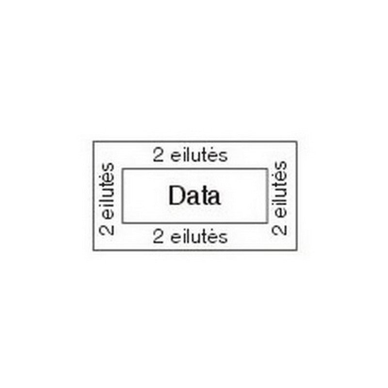 Antspaudas-datatorius  Printer S260 su polimeru