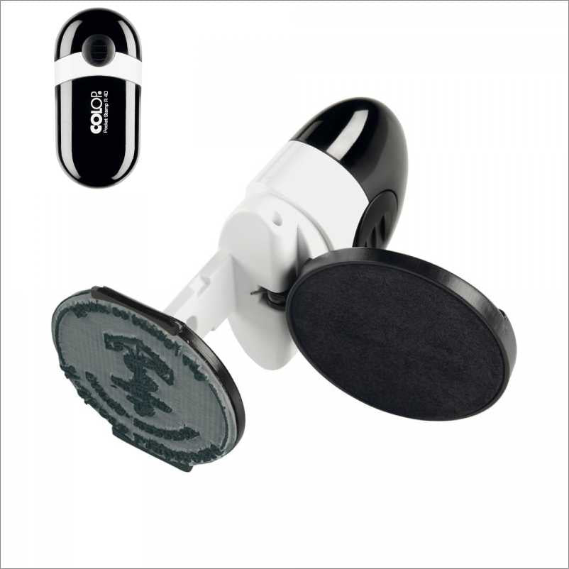 Stamp Colop R40 black with clear pad