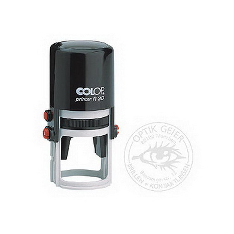 Stamp Printer R30 black body, colorless pad COLOP