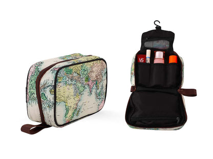 Travel cosmetic bag Itotal Old Map