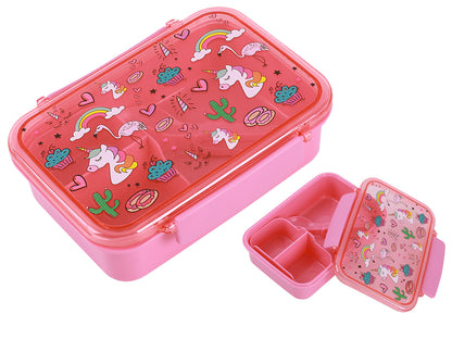 Lunch box Itotal Unicorn, with divider and tools