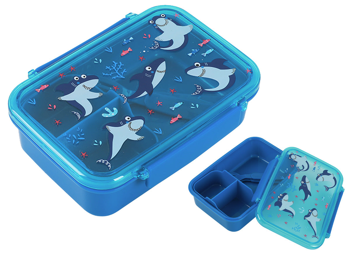Lunch box Itotal Shark, with divider and tools