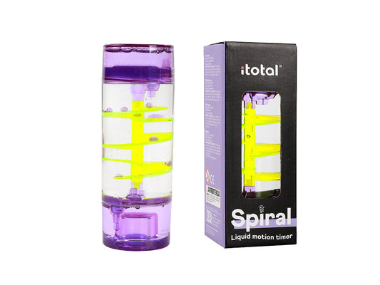 Timer iTotal, purple with spiral