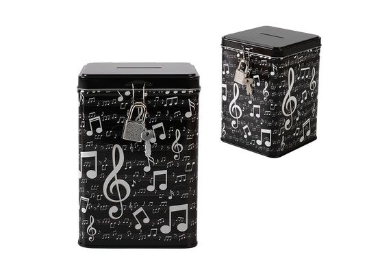 Money box Itotal MUSIC, with lock