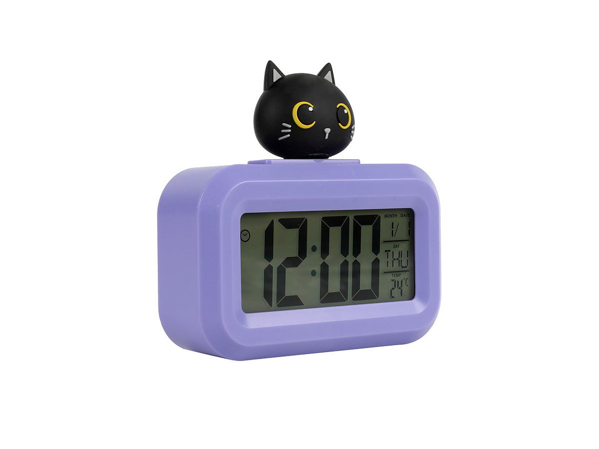 Alarm clock Itotal Black Cat