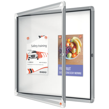 Magnetinė skelbimų lenta Nobo Premium Plus, 6xA4, rakinama, lauko sąlygoms