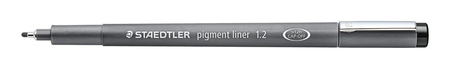 Disposable pen STAEDTLER PIGMENT LINER, 1.2 mm, black ink