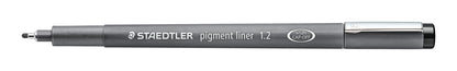 Disposable pen STAEDTLER PIGMENT LINER, 1.2 mm, black ink