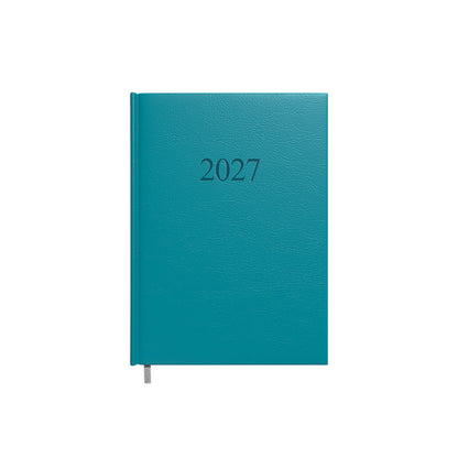 Calendar MANAGER Day 2026, A5, PU, ​​turquoise blue