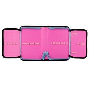 Shaped pencil case with two flaps 1Veresnya HP-04 Pink and Blue