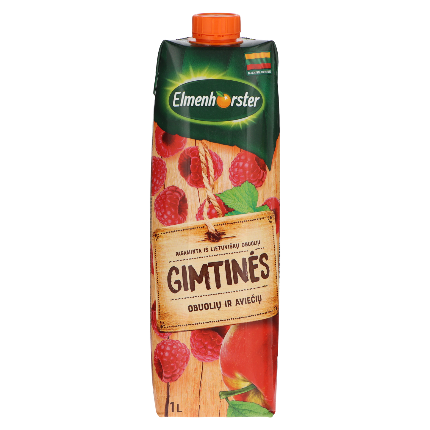 Apple and raspberry drink ELMENHORSTER Zymtinės, 30%, 1 l