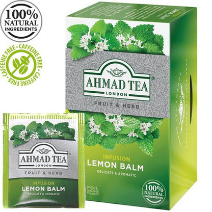 Ahmad Tea Natural tea ''Lemon Balm (melissa)'', 20 foil packets