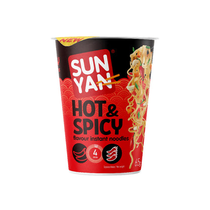 SUN YAN instant noodles, spicy flavor, 65 g
