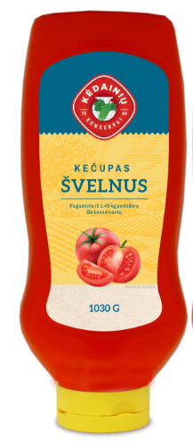 Kečupas KĖDAINIŲ, švelnus, 1030 g