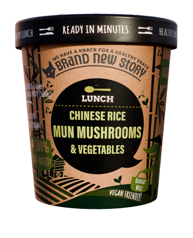 Instant rice, with dried mushrooms and vegetables, 55 g