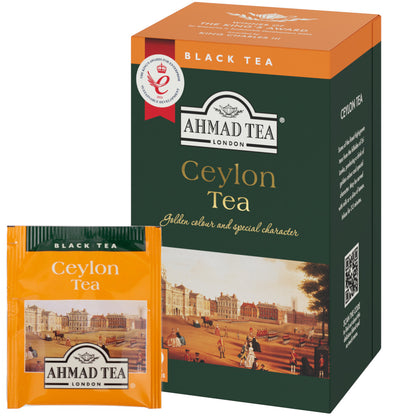 Tea AHMAD CEYLON, in foil bags (20 pcs.x 2 g)
