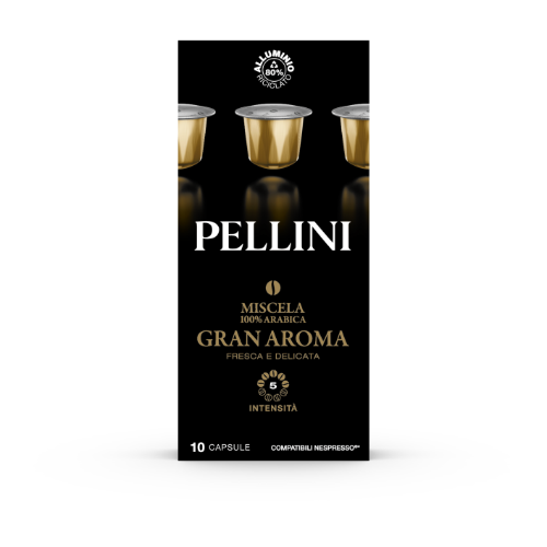 Kavos kapsulės PELLINI Gran Aroma, 10x5,5g