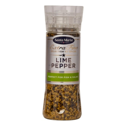 SANTA MARIA lime and pepper spice mix, grinder, 310 g