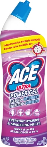 Gel bathroom cleaner ACE ULTRA Power Lavender Effect, 750ml