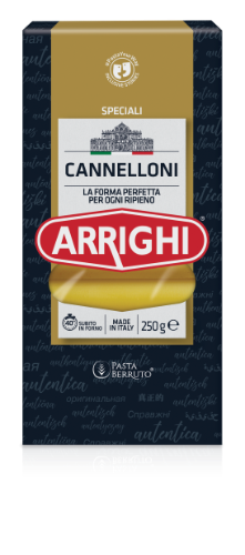 Makaronai  ARRIGHI Cannelloni, dideli vamzdeliai, 250 g