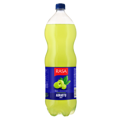 Gazuotas gaivusis gėrimas RASA, agrastų skonio, 2 l