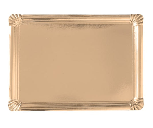 Tray, gold color, 35 x 46 cm, 10pcs