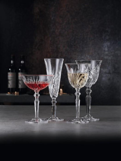 Nachtmann PALAIS Champagne glass, crystal, 140 ml, D 6.6 cm, H 20.5 cm, 6 pcs, 92953