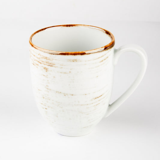 Mug NOSTALGIA White, porcelain, 400 ml, D 8.5 cm, H 11 cm, pcs.