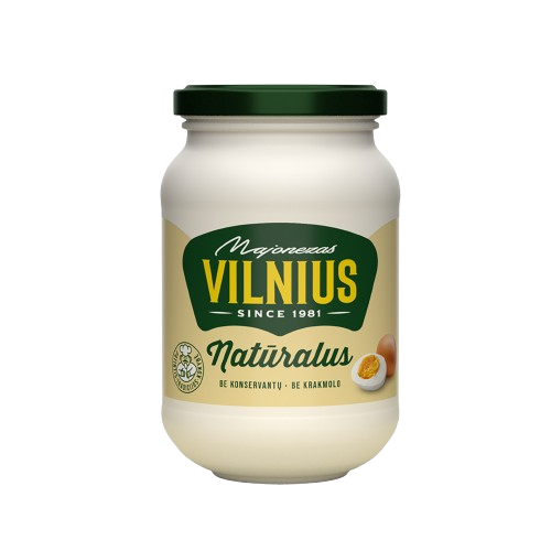 Majonezas VILNIUS Natūralus, 475 ml/420 g