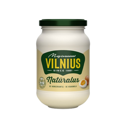 Majonezas VILNIUS Natūralus, 475 ml/420 g