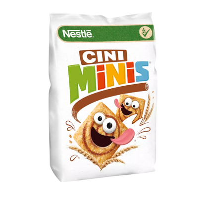 Breakfast cereal NESTLE, Cini Minis, with cinnamon, 450g