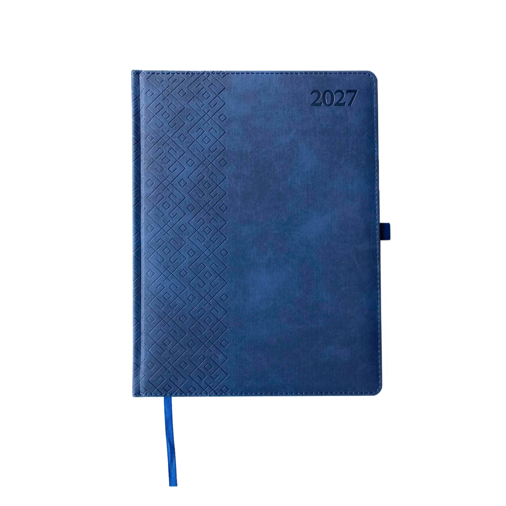 Calendar TRADITIONAL, 2026, PU, ​​A4, dark blue (Baltic)
