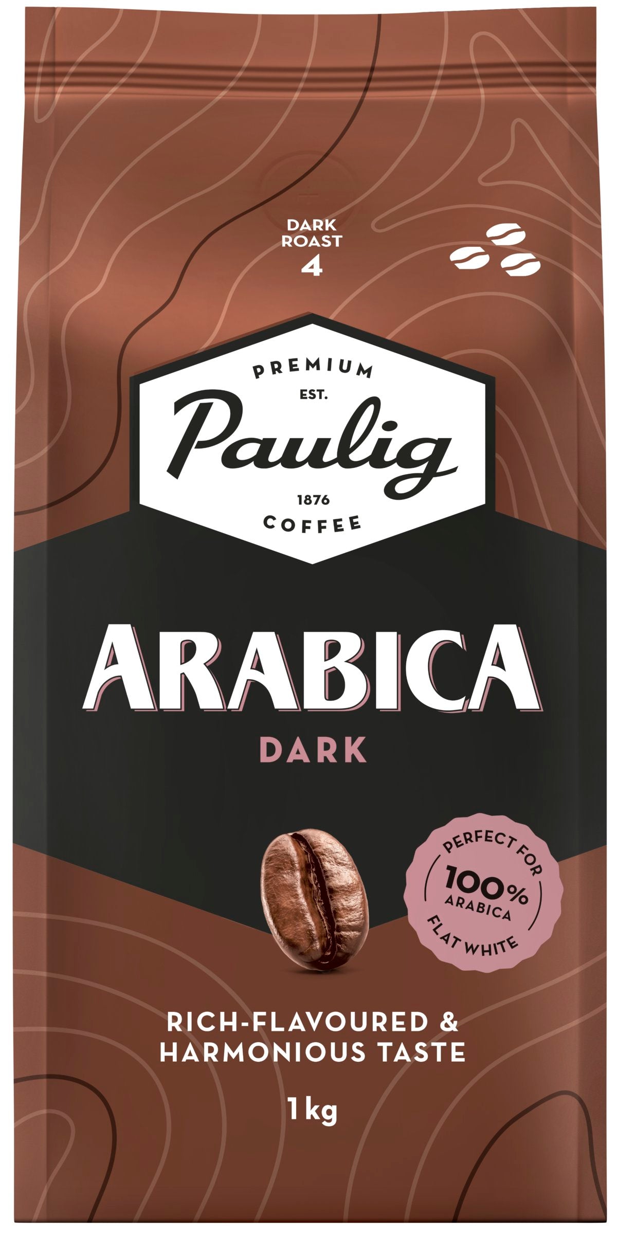 Kavos pupelės PAULIG Arabica,  Dark 1 kg