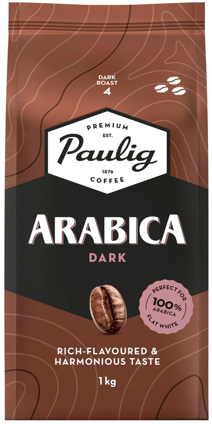 Kavos pupelės PAULIG Arabica,  Dark 1 kg