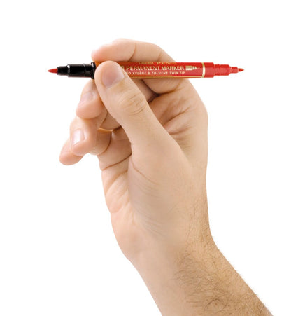 Permanent marker Pentel Tool Twin Tip N75W, 0.3–1.2 mm, 3 pcs., assorted colors