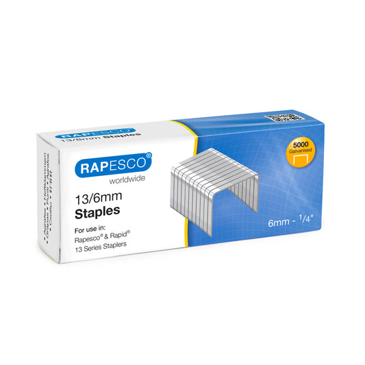 Sąsagėlės RAPESCO  13/6mm  (dėž. 5000 vnt)