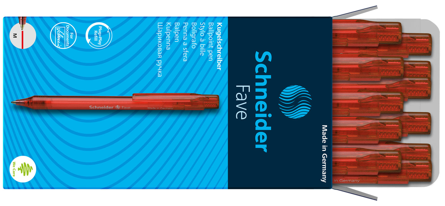SCHNEIDER FAVE automatic ballpoint pen, 1.0 mm.