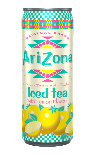 Juodos arbatos gėrimas ARIZONA, citrinų skonio, 0,33 l D