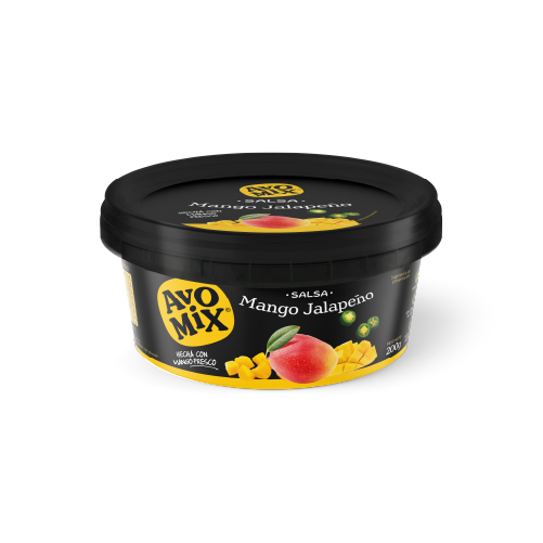Mangų padažas SALSA MANGO JALAPENO AVOMIX, 200 g