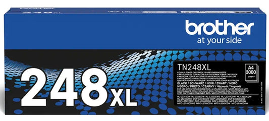 Brother TN-248XLBK (TN248XLBK) Laser Cartridge, Black, 3000 pages