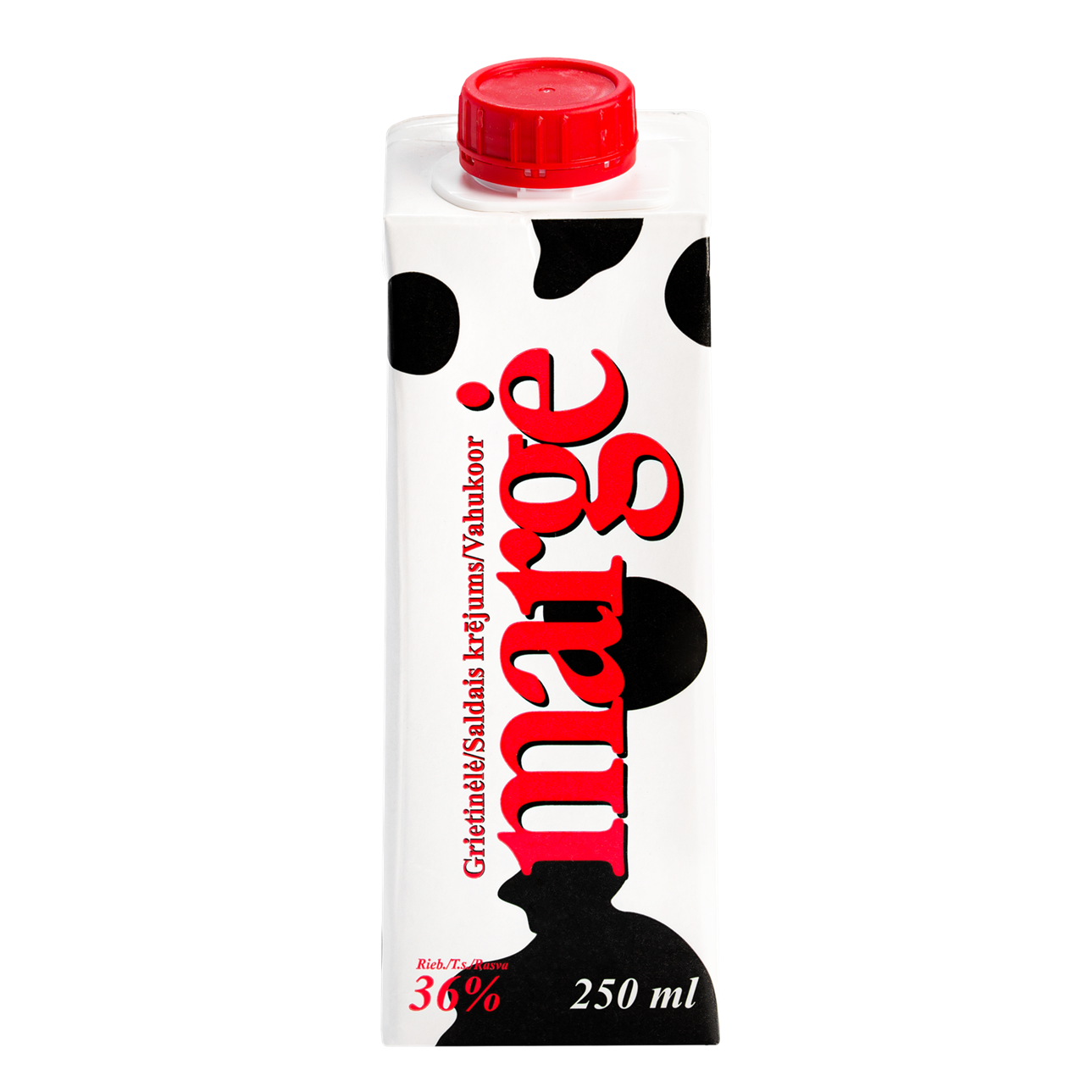 Cream MARGĖ, 36%, 250 ml