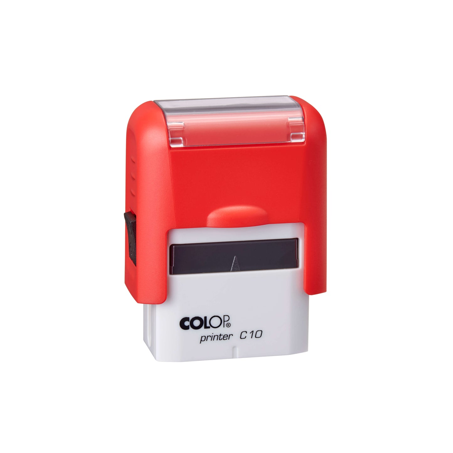 Stamp COLOP Printer C10, red body, blue pad