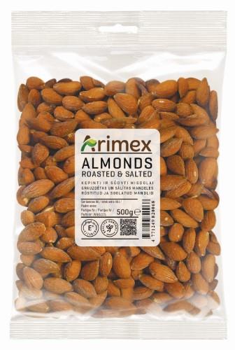 Almonds ARIMEX, roasted and salted, 500 g