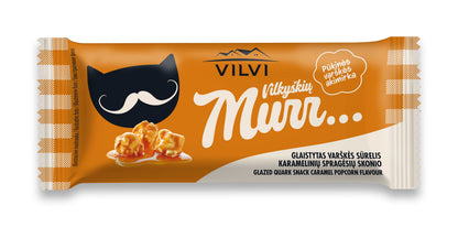 Glaistytas varškės sūrelis MURR, karamelinių spragėsių skonio, 29%,  40 g