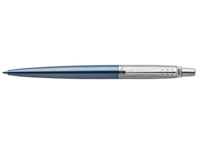 Parker Jotter Waterloo Blue CT Medium Blue Automatic Ballpoint Pen. With gift box.